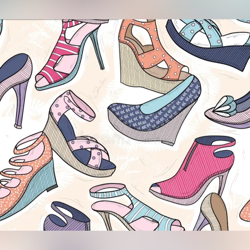 WOMEN SHOES wedge heels caged sandals mules kitten heels.
